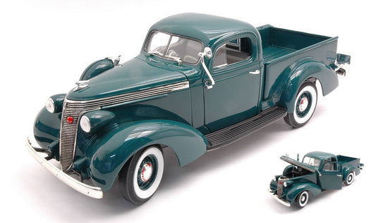 MODELLINO IN SCALA Lucky Die Cast COMPATIBILE CON STUDEBAKER COUPE' EXPRESS PICK UP 1937 DARK GREEN 1:18 MODEL SCALE LDC92458GN 241217