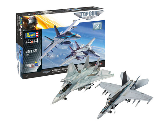 KIT DA MONTARE COMPATIBILE CON GIFT SET TOP GUN MOVIE KIT 1:72 REVELL RV05677