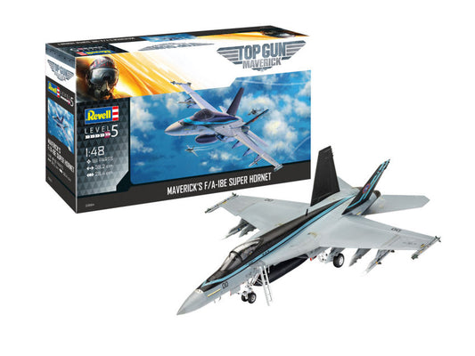 KIT DA MONTARE COMPATIBILE CON MAVERICK'S F/A-18E SUPER HORNET TOP GUN MOVIE KIT 1:48 REVELL RV03864