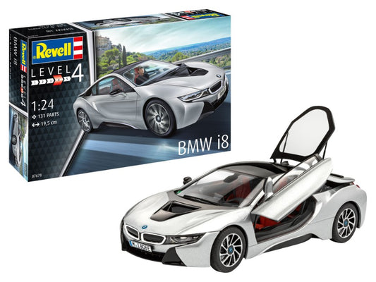 KIT DA MONTARE COMPATIBILE CON BMW i8 KIT 1:24 REVELL RV07670