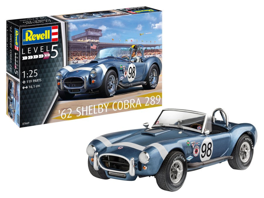 KIT DA MONTARE COMPATIBILE CON SHELBY COBRA 289 KIT 1:25 REVELL RV07669