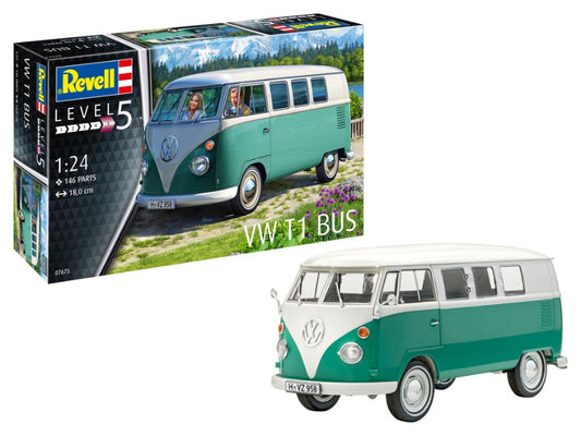 KIT DA MONTARE COMPATIBILE CON VW T1 BUS  KIT 1:24 REVELL RV07675