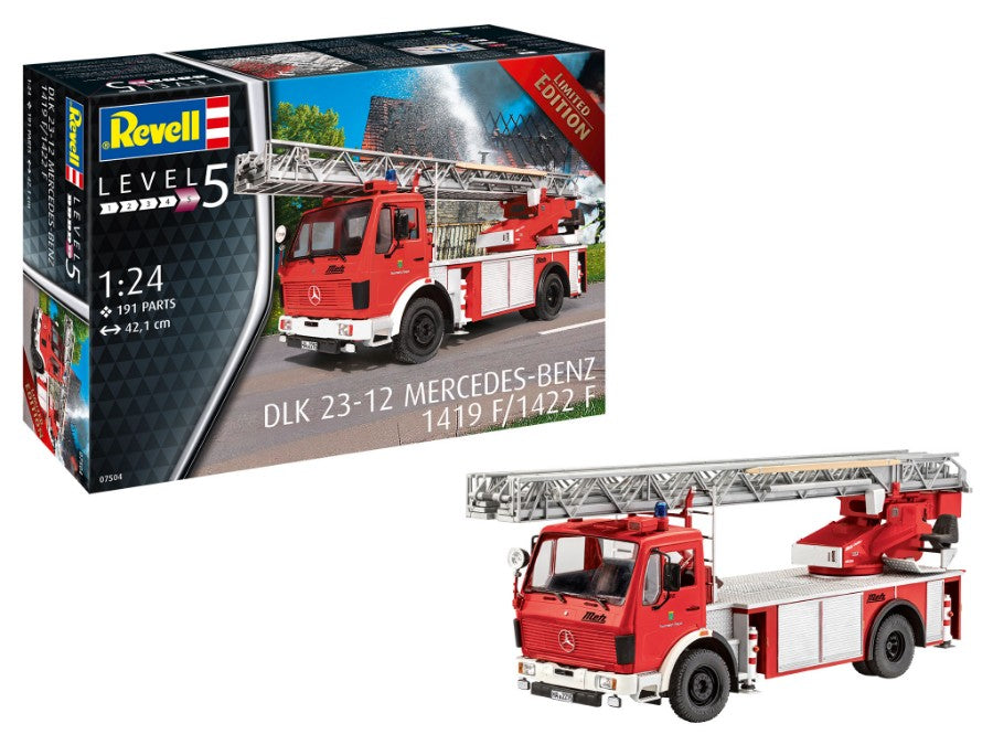 KIT DA MONTARE COMPATIBILE CON FIRE ENGINE MERCEDES 1419 F/1422 F KIT 1:24 REVELL RV07504