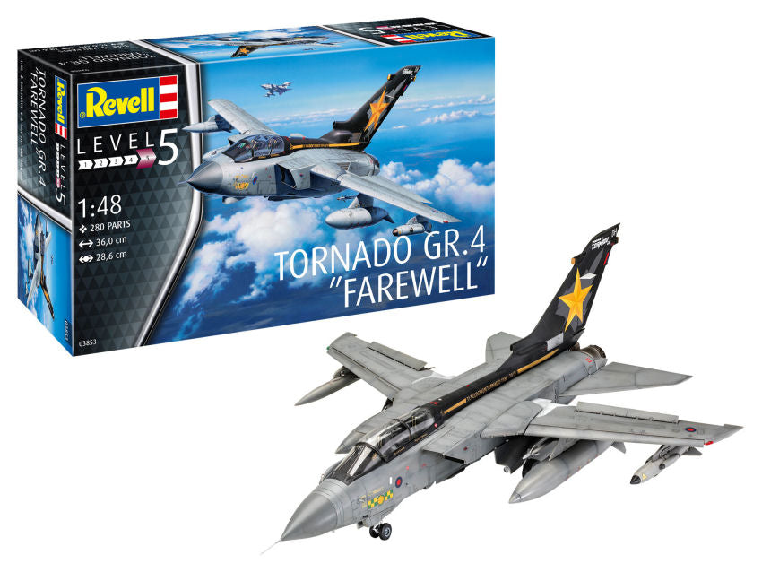 KIT DA MONTARE COMPATIBILE CON TORNADO GR.4 FAREWALL KIT 1:48 REVELL RV03853