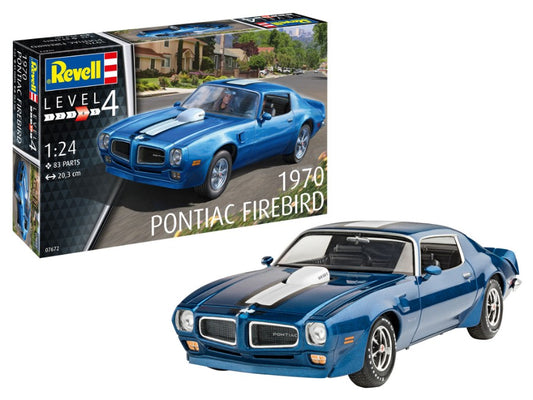 KIT DA MONTARE COMPATIBILE CON PONTIAC FIREBIRD 1970 KIT 1:24 REVELL RV07672