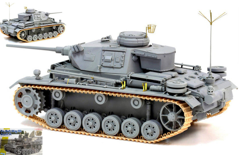 MODELLINO IN SCALA Dragon COMPATIBILE CON PZ.BEF.WG.III AUSF.K KIT 1:35 MODEL SCALE D6853 241217