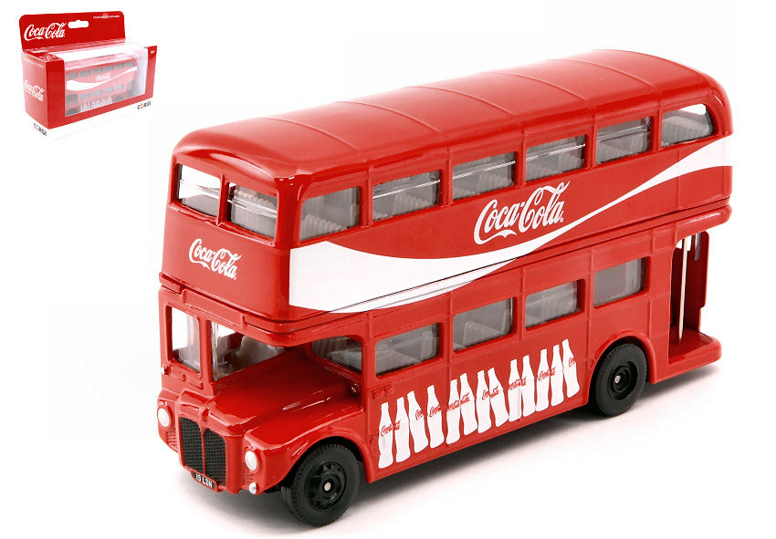 MODELLINO IN SCALA COMPATIBILE CON LONDON BUS COCA COLA mm 120 CORGI GS82332