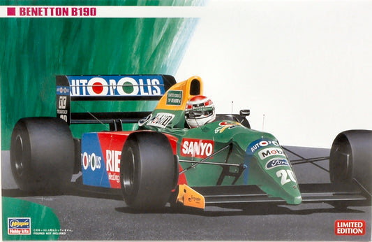 MODELLINO IN SCALA Hasegawa COMPATIBILE CON BENETTON B190 N.19/20 KIT 1:24 MODEL SCALE HA20340 241217