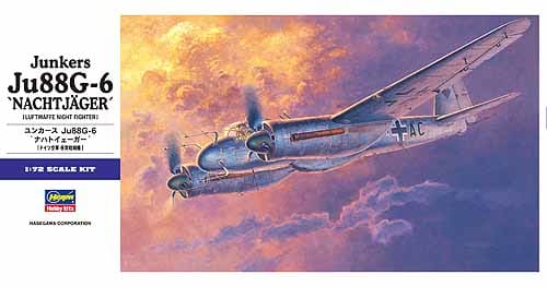 KIT DA MONTARE SCALA COMPATIBILE CON JUNKERS JU88G-6 NACHTJAGER KIT 1:72 HASEGAWA HASE32