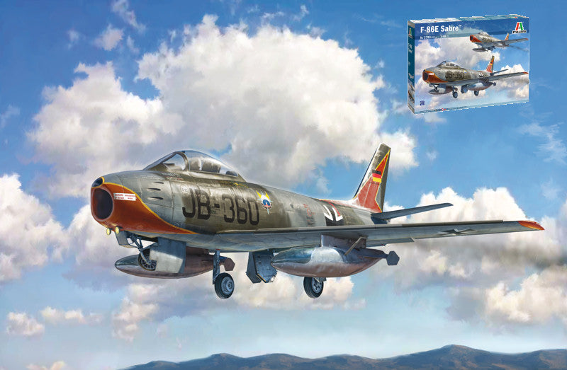 KIT DA MONTARE COMPATIBILE CON F-86E SABRE KIT 1:48 ITALERI IT2799