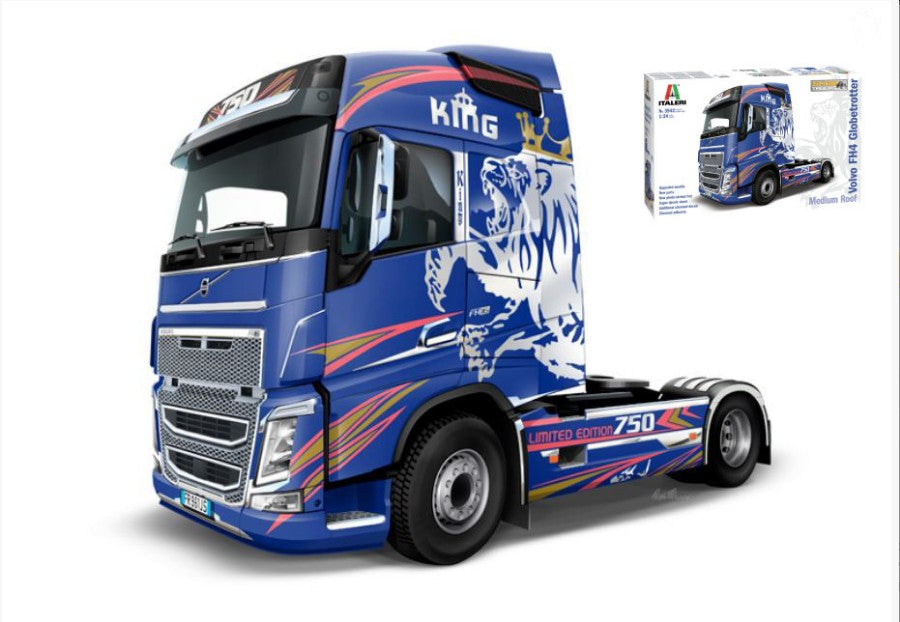 KIT DA MONTARE COMPATIBILE CON VOLVO FH 4 GLOBETROTTER KIT 1:24 ITALERI IT3942