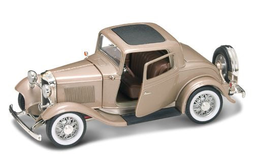 MODELLINO IN SCALA Lucky Die Cast COMPATIBILE CON FORD 3 WINDOW COUPE' 1932 GOLD 1:18 MODEL SCALE LDC92248GT 241217