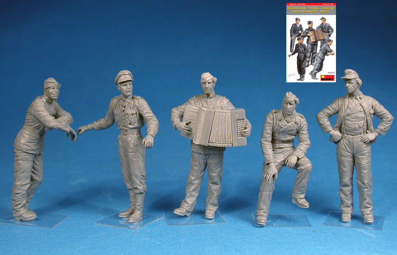 KIT DA MONTARE COMPATIBILE CON GERMAN TANK CREW (NORMANDY 1944) KIT 1:35 MINIART MIN35275