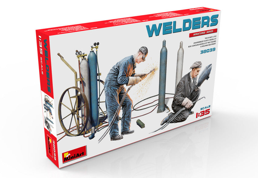 KIT DA MONTARE COMPATIBILE CON WELDERS (SALDATORI) KIT 1:35 MINIART MIN38039