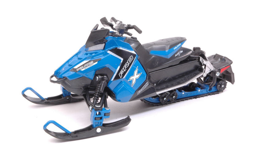 MODELLINO SCALA COMPATIBILE CON POLARIS 800 SWITCHBACK PRO-X SNOWMOBILE BLUE 1:16 NEW RAY NY57783BL