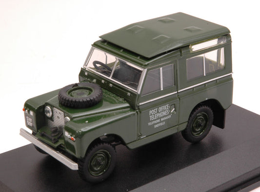 MODELLINO IN SCALA COMPATIBILE CON LAND ROVER SERIES II SWB POST OFFICE TELEPHONE 1:43 OXFORD OXF43LR2S003