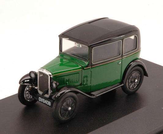 MODELLINO IN SCALA COMPATIBILE CON AUSTIN SEVEN RN SALOON GREEN/BLACK 1:43 OXFORD OXFASS004