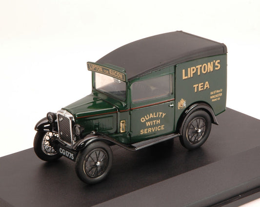 MODELLINO IN SCALA COMPATIBILE CON AUSTIN SEVEN RN VAN LIPTON S TEA RHD 1:43 OXFORD OXFASV003