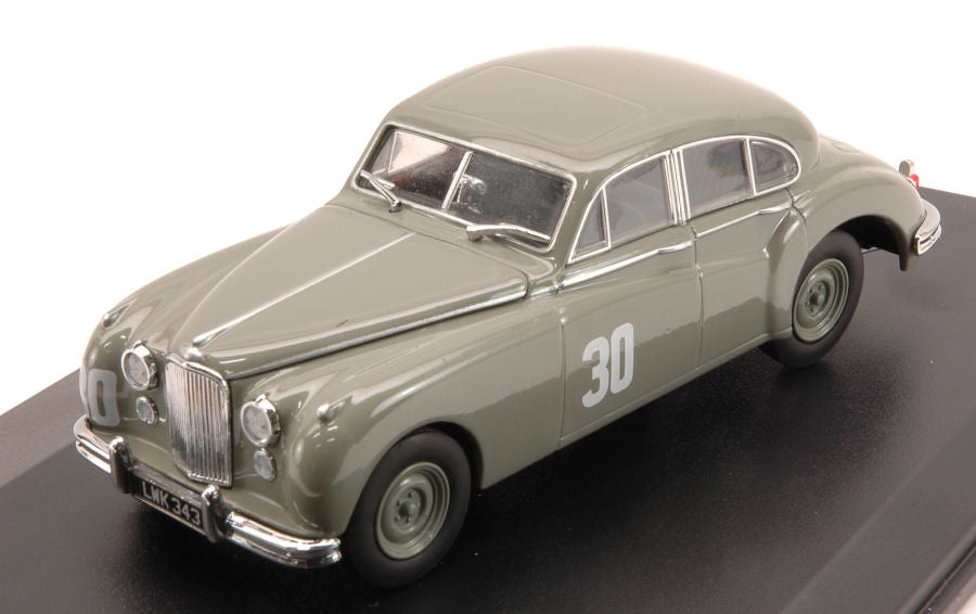 MODELLINO IN SCALA COMPATIBILE CON JAGUAR MKVII N.30 WINNER SILVERSTONE 1952 S.MOSS 1:43 OXFORD OXFJAGVII007