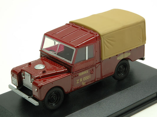 MODELLINO IN SCALA COMPATIBILE CON LAND ROVER SERIES 1 109 BRITISH RAILWAYS 1:43 OXFORD OXFLAN1109009