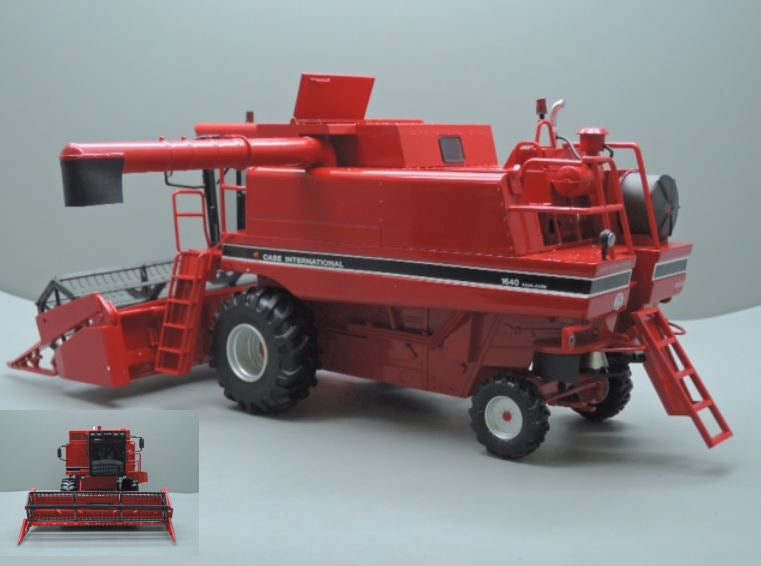 MODELLINO IN SCALA Replicagri COMPATIBILE CON MIETITREBBIA CASE IH AXIAL 1640 1:32 MODEL SCALE REPLI113 241217