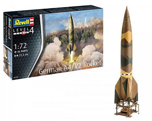 KIT DA MONTARE COMPATIBILE CON GERMAN A4/V2 ROCKET KIT 1:72 REVELL RV03309