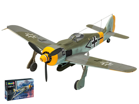 KIT DA MONTARE COMPATIBILE CON FOCKE WULF FW190 F-8 KIT 1:72 REVELL RV03898