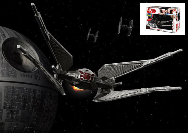 KIT DA MONTARE COMPATIBILE CON STAR WARS KYLO REN S TIE FIGHTER KIT 1:70 REVELL RV06760