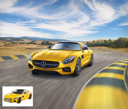 KIT DA MONTARE COMPATIBILE CON MERCEDES AMG GT KIT 1:24 REVELL RV07028