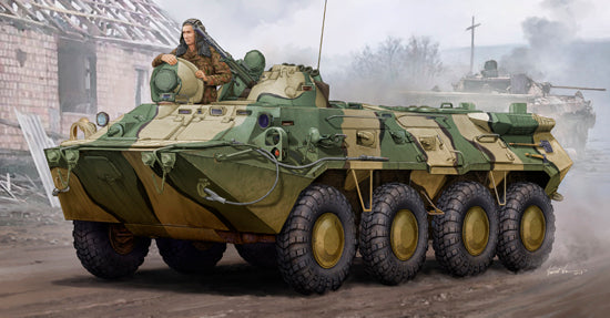 MODELLINO IN SCALA Trumpeter COMPATIBILE CON RUSSIAN BTR-80A APC KIT 1:35 MODEL SCALE TP1594 241217