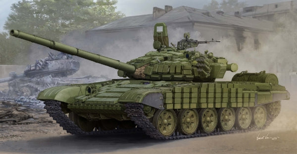 MODELLINO IN SCALA Trumpeter COMPATIBILE CON CARRO RUSSIAN T-72B/B1 MBT W/KONTAKT-1 REACTIVE ARMOR KIT 1:35 MODEL SCALE TP5599 241217