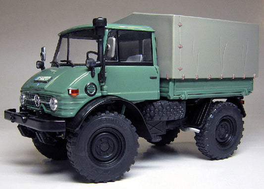 MODELLINO SCALA COMPATIBILE CON UNIMOG 406 (U84) TELONATO 1971-1989 1:32 WEISE-TOYS WEIS1012