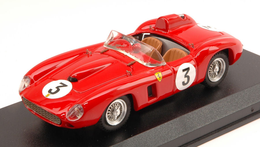 MODELLINO IN SCALA COMPATIBILE CON FERRARI 290 MM N.3 WINNER G.P.SVEZIA 1956 HILL-TRINTIGNANT 1:43 ART MODEL AM0265