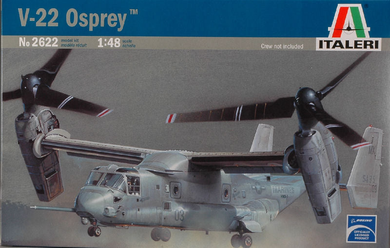 KIT DA MONTARE COMPATIBILE CON V-22 OSPREY KIT 1:48 ITALERI IT2622