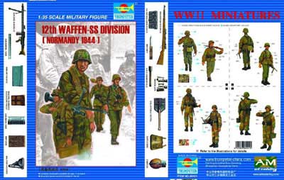 KIT DA MONTARE COMPATIBILE CON PANZER DIVISION NORMANDY 1944 KIT 1:35 TRUMPETER TP0401