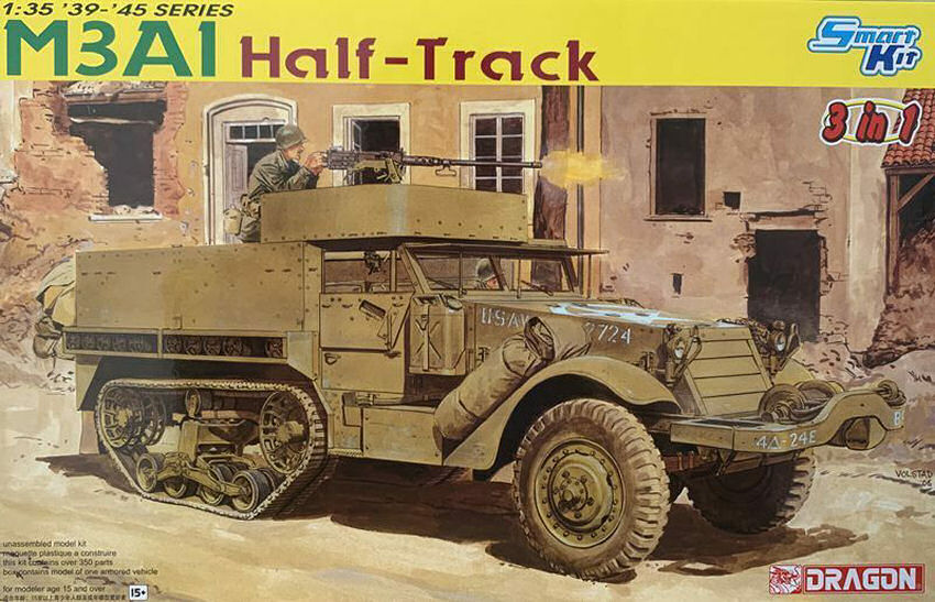 KIT DA MONTARE SCALA COMPATIBILE CON M 3 A 1 HALF TRACK KIT 1:35 DRAGON D6332