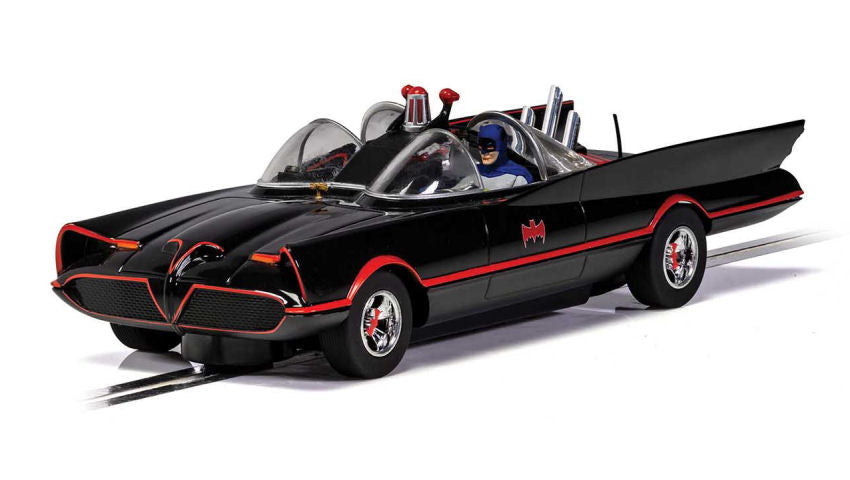 MODELLINO IN SCALA COMPATIBILE CON BATMOBILE 1966 TV SERIES SLOT 1:32 SCALEXTRIC C4175