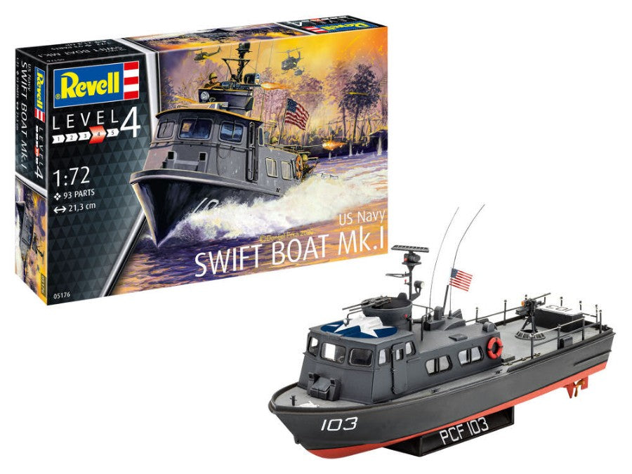 KIT DA MONTARE COMPATIBILE CON US NAVY SWIFT BOAT MK.I KIT 1:72 REVELL RV05176