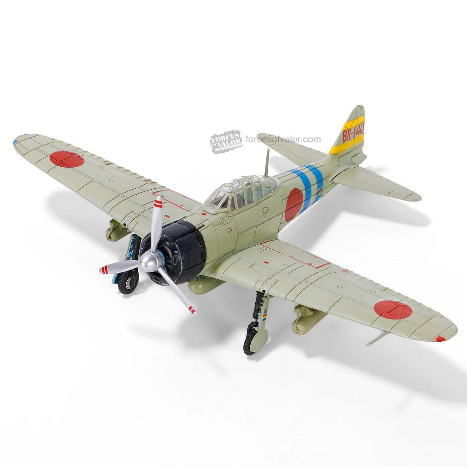 MODELLINO SCALA COMPATIBILE CON MITSUBISHI A6M2 ZERO-SEN 4th HIKOTAI PEARL HARBOUR 1941 1:72 FORCES OF VALOR FOR812030B