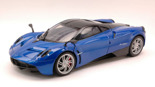 MODELLINO SCALA COMPATIBILE CON PAGANI HUAYRA 2012 BLUE 1:18 MOTORMAX MTM79160BL