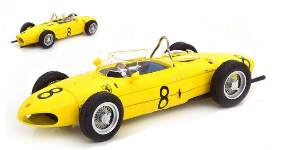 MODELLINO SCALA COMPATIBILE CON FERRARI 156 F1 SHARKNOSE O.GENDEBIEN 1961 N.8 BELGIUM GP 1:18 CMR CLASSIC MODEL REPLICARS CMR171