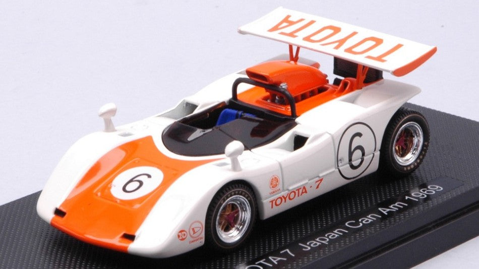 MODELLINO IN SCALA COMPATIBILE CON TOYOTA 7 N.6 JAPAN CAN AM 1969 1:43 EBBRO EB43711