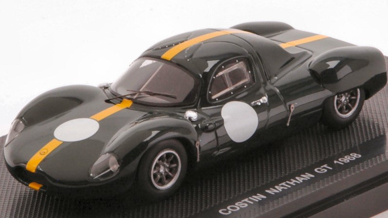 MODELLINO IN SCALA COMPATIBILE CON COSTIN NATHAN GT 1968 1:43 EBBRO EB44556