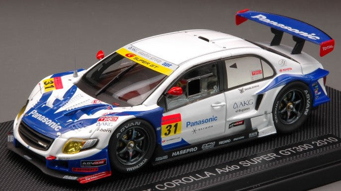 MODELLINO IN SCALA COMPATIBILE CON TOYOTA COROLLA N.31 SUPER GT300 2010 1:43 EBBRO EB44433