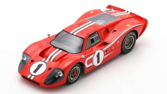 MODELLINO IN SCALA Spark Model COMPATIBILE CON FORD MK IV N.1 WINNER LM 1967 D.GURNEY-A.J.FOYT 1:18 MODEL SCALE 18LM67 241217