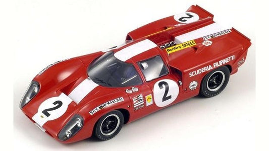 MODELLINO IN SCALA COMPATIBILE CON LOLA T70 MK3B N.2 LM 1969 J.BONNIER-M.GREGORY 1:18 SPARK MODEL 18S253