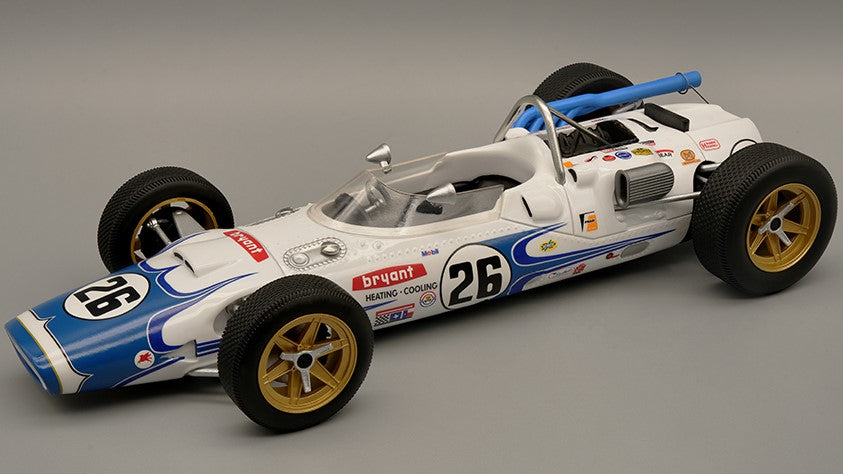 MODELLINO SCALA COMPATIBILE CON LOLA T90 N.26 INDY 500 1966 R.WARD 1:18 TECNOMODEL TMD18178C