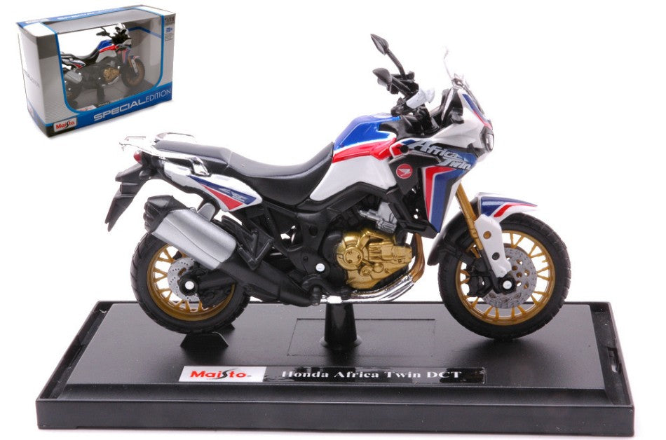 MODELLINO IN SCALA COMPATIBILE CON HONDA AFRICAN TWIN DCT 1:18 MAISTO MI16910B