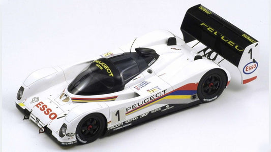 MODELLINO IN SCALA Spark Model COMPATIBILE CON PEUGEOT 905 N.1 WINNER LE MANS 1992 WARWICK-DALMAS-BLUNDELL 1:18 MODEL SCALE 18LM92 241217