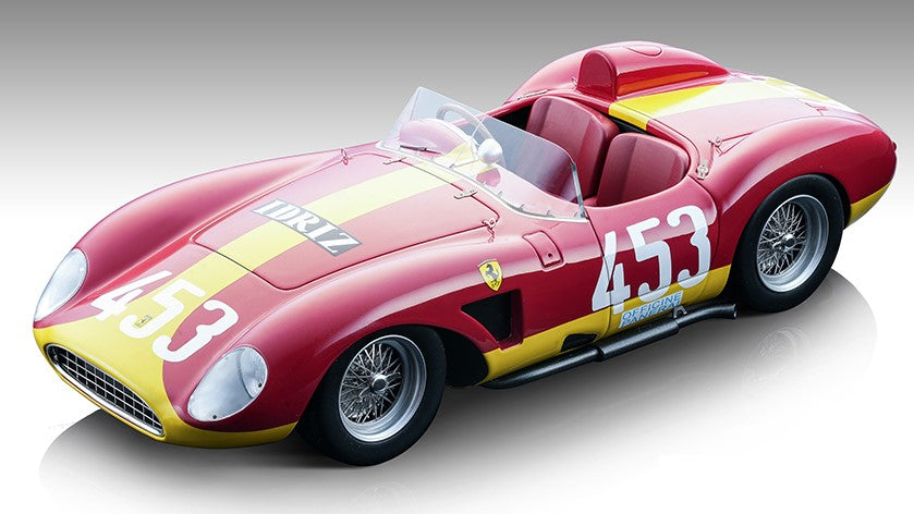 MODELLINO IN SCALA COMPATIBILE CON FERRARI 500 TRC MILLE MIGLIA 1957 S.SBARCI 1:18 TECNOMODEL TMD1851G